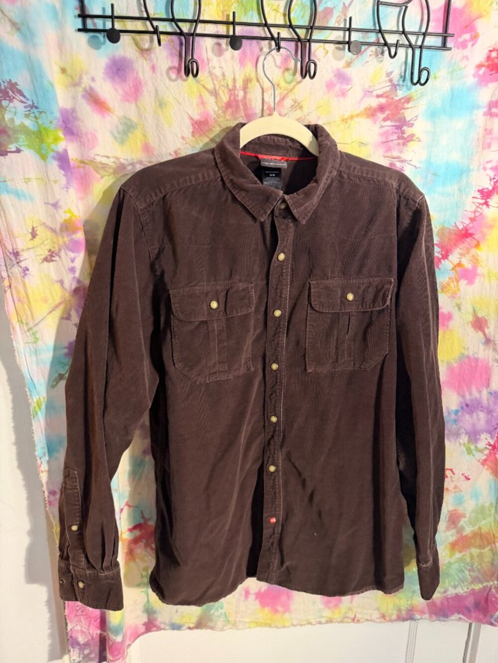 The North Face Men's Corduroy Snap-Front Long-Sleeve Shirt - Medium